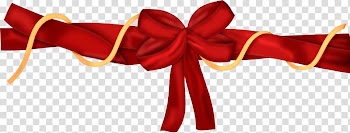 Red ribbon Red ribbon Gift, Red ribbon bow transparent background PNG clipart