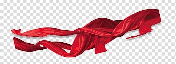 Red ribbon Red ribbon, Red holiday ribbon transparent background PNG clipart