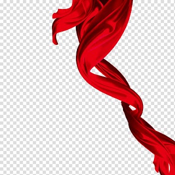 Red ribbon Red ribbon, Red ribbon ribbon material transparent background PNG clipart