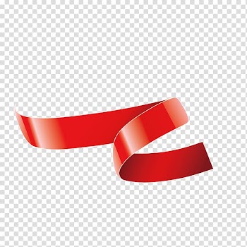 Red ribbon Red ribbon, Ribbon red transparent background PNG clipart