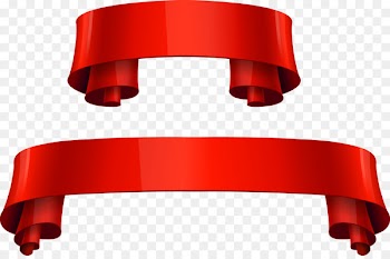 Red Ribbon - Red ribbon streamers 