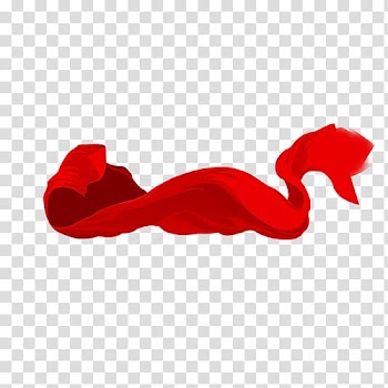Red ribbon Red ribbon Textile, ribbon transparent background PNG clipart