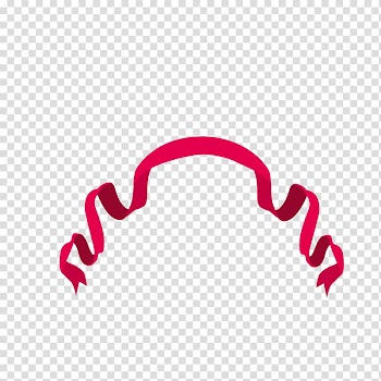 Red ribbon , Red ribbon transparent background PNG clipart