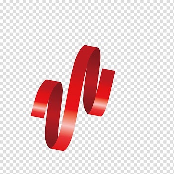 Red Ribbon , Red ribbon transparent background PNG clipart