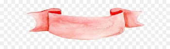 Red ribbon Red ribbon Watercolor painting - Ribbon 