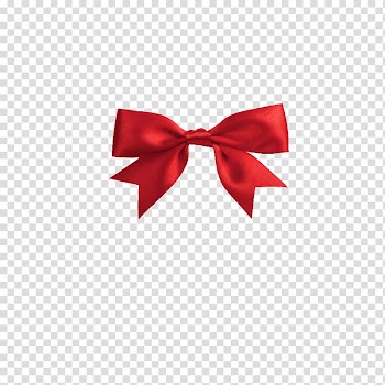 Red ribbon, Ribbon bow transparent background PNG clipart