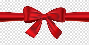 Red ribbon, Ribbon, Red Ribbon Bow transparent background PNG clipart