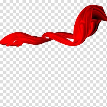 Red ribbon, ribbon transparent background PNG clipart