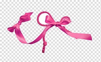 Red ribbon Sateen, Bow transparent background PNG clipart
