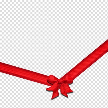 Red ribbon Shoelace knot, Red Ribbon transparent background PNG clipart