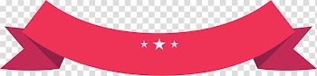 Red ribbon, Simple red ribbon border transparent background PNG clipart