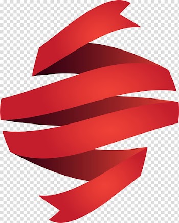 Red Ribbon, Simple red ribbon transparent background PNG clipart