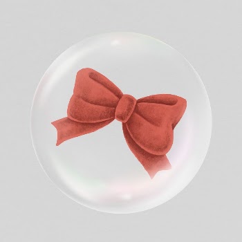 Red ribbon sticker, cute decoration | Free PSD - rawpixel