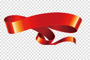 Red Ribbon transparent background PNG clipart