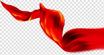 Red ribbon transparent background PNG clipart