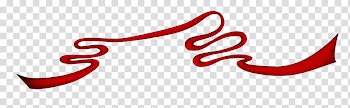 Red ribbon transparent background PNG clipart
