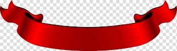 Red ribbon Web banner, A vintage red folding ribbon, red ribbon transparent background PNG clipart