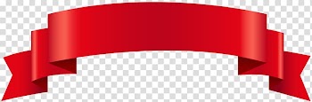 Red Ribbon, Web banner Label , red banner transparent background PNG clipart