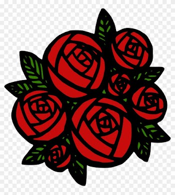 Red Rose Clipart - Bunch Of Roses Clipart