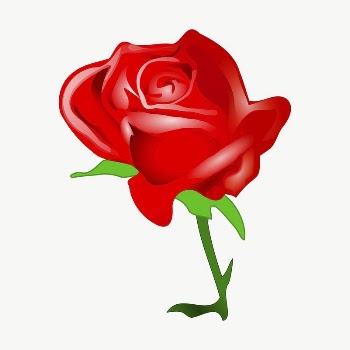 Red rose clipart, illustration vector. | Free Vector - rawpixel