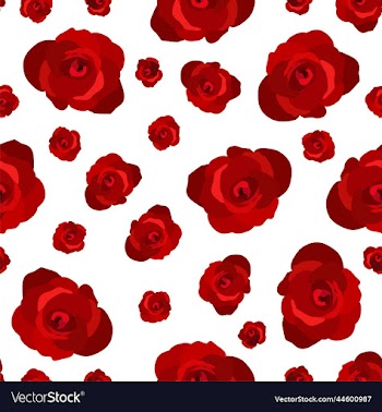 red rose pattern