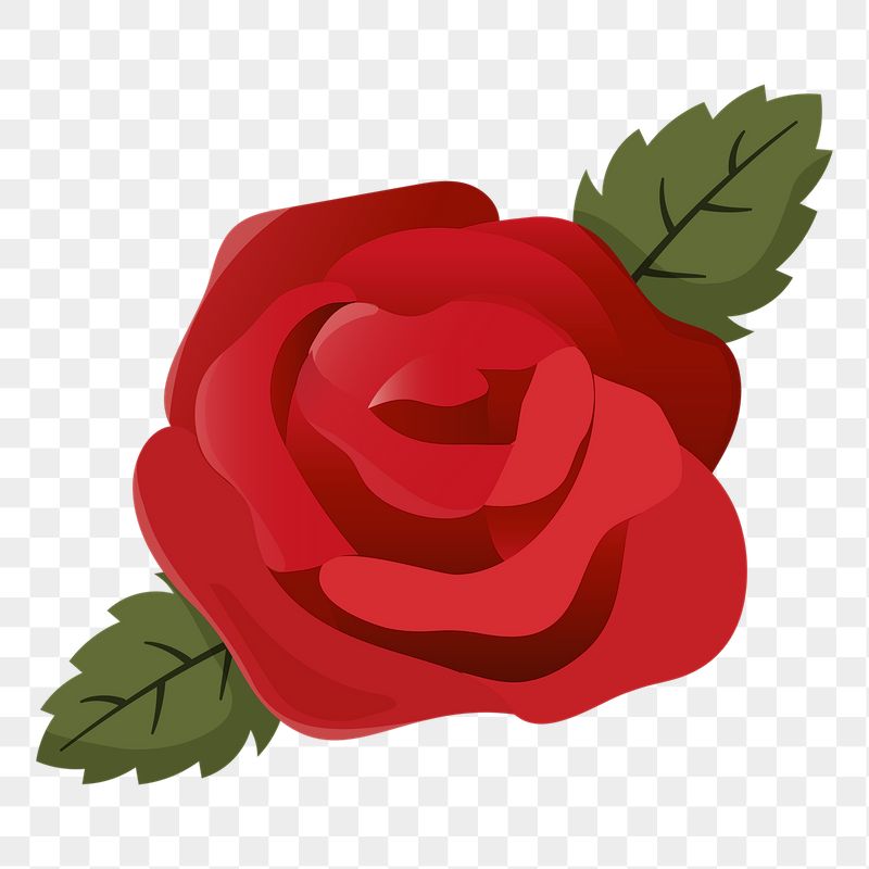 Red rose png sticker, cute | Free PNG Illustration - rawpixel