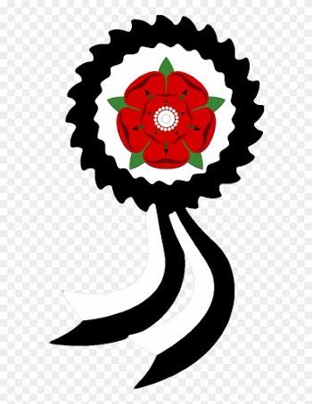 Red Rose Tutor Ribbon By Britannialoyalist - Red Rose Of Lancashire