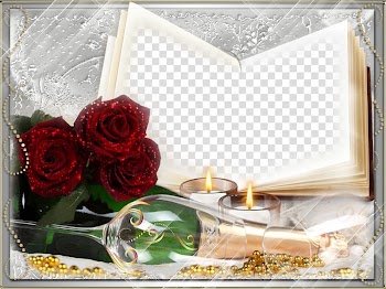 Red roses on green leafed plant, Love Frames Red Hearts Romance Frames Desktop , Romantic Love Frame Background transparent background PNG clipart
