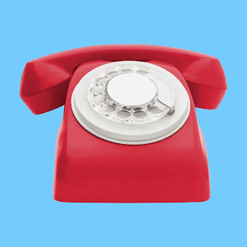 Red rotary telephone, retro aesthetic | Free Photo - rawpixel