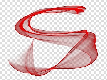 Red S lace illustration, Light Red Ribbon, Cool ribbons transparent background PNG clipart