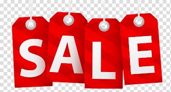 Red sale hanging decors, Sales HUB Lost & Found Sale Discounts and allowances Advertising, Garage Sale transparent background PNG clipart