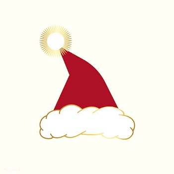 Red Santa hat design vector | Free stock vector - 503490