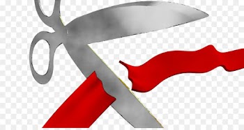 red scissors flag cold weapon clip art