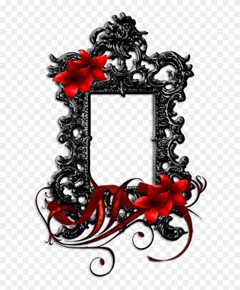 Red Scroll Frame - Frames And Borders