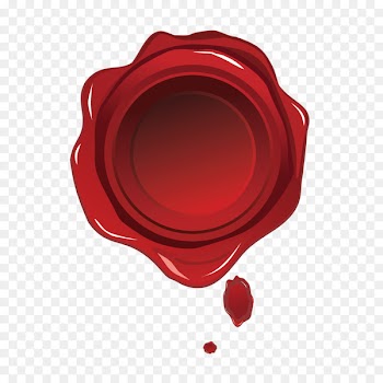 Red Seal Envelope - Vector red envelope seal 