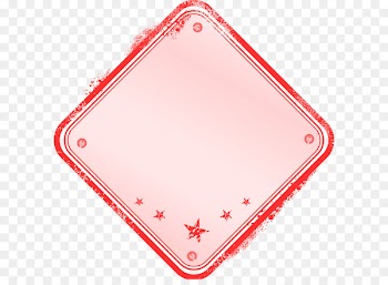Red Seal Icon - Vintage Travel Tag 
