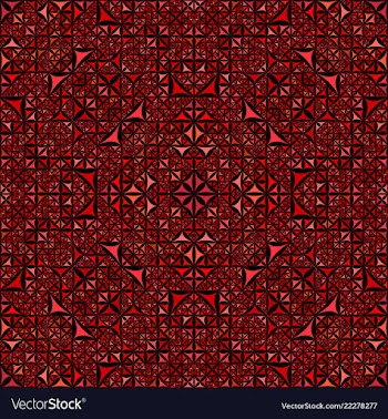 Red seamless abstract curved triangle vector image