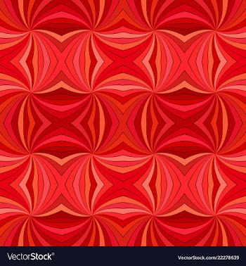 Red seamless abstract hypnotic swirl stripe vector image