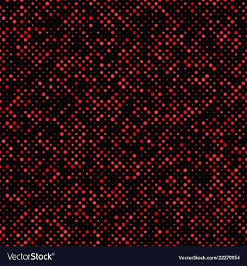 Red seamless dot pattern background - design vector image