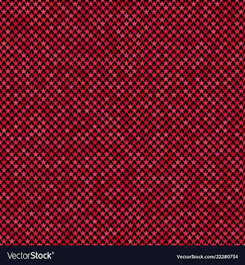 Red seamless pentagram star pattern background vector image