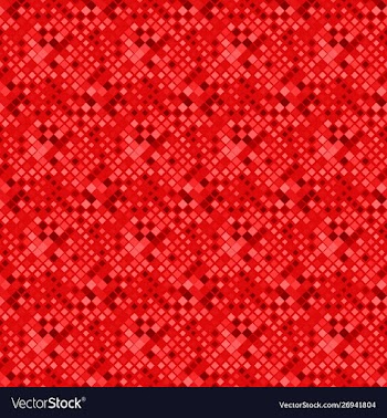 Red seamless square pattern background - abstract vector image