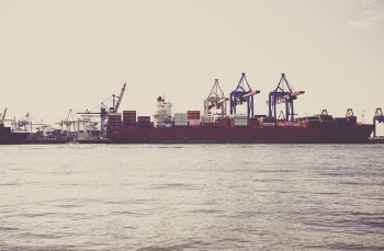 Red Ship on the Sea during Daytime