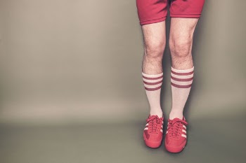 Red Shorts &amp; Trainers Free Photo 