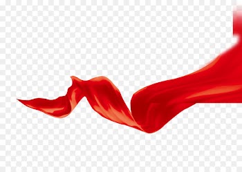 Red Silk Color Ribbon Portable Network Graphics - banderole 