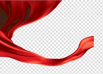 Red Silk Ribbon, China Red Silk transparent background PNG clipart