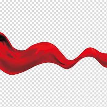Red Silk Satin Sateen, ribbon transparent background PNG clipart