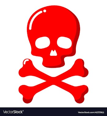 red skull symbol
