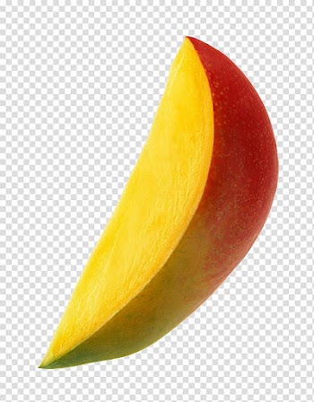 Red sliced fruit, Mango Orange, Mango transparent background PNG clipart