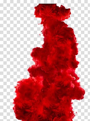 Red smoke transparent background PNG clipart