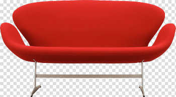 Red Sofa Png Image
